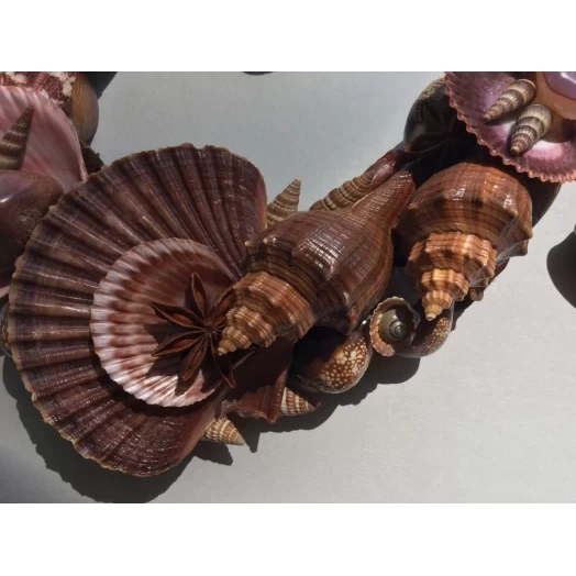 Sea Picture / Frame, Brown and Pink, Serpentine # 5