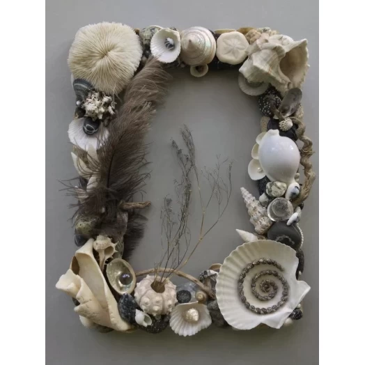 Sea Picture / Frame, White and Grey, Rectangular # 10 Sea Picture / Frame, White and Grey, Rectangular # 10