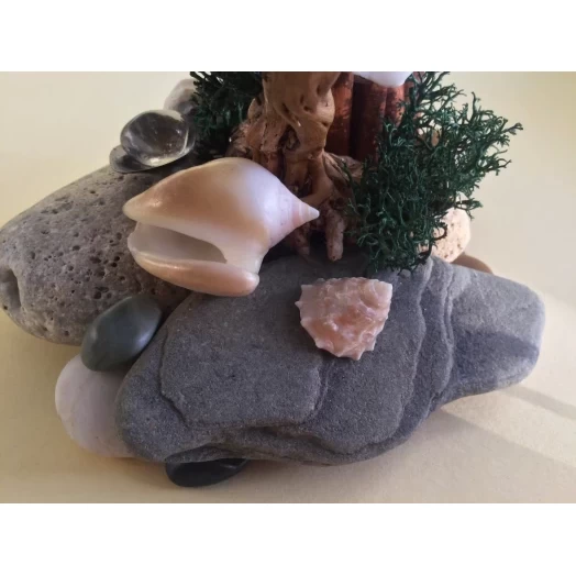 Sea Landscape / Tree Miniature on the Stones # 6