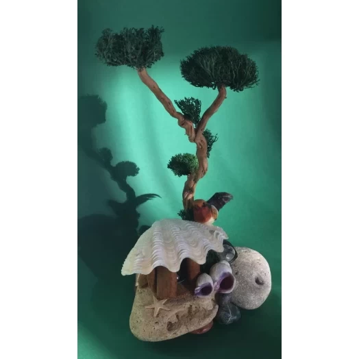 Sea Landscape / Tree Miniature on the Stones # 6