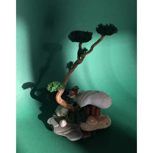 Sea Landscape / Tree Miniature on the Stones # 6