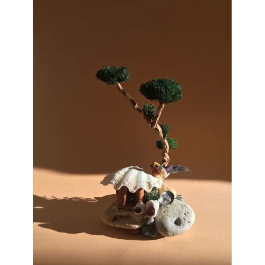 Sea Landscape / Tree Miniature on the Stones # 6