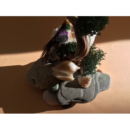Sea Landscape / Tree Miniature on the Stones # 6