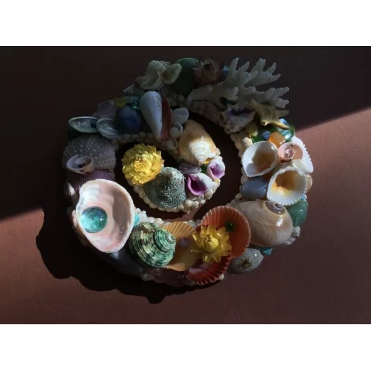 Sea Picture / Frame, Colorful Spiral # 17
