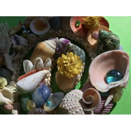 Sea Picture / Frame, Colorful Spiral # 17