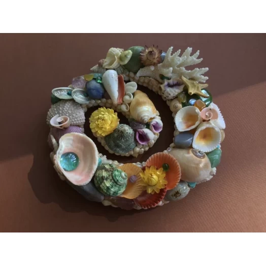 Sea Picture / Frame, Colorful Spiral # 17