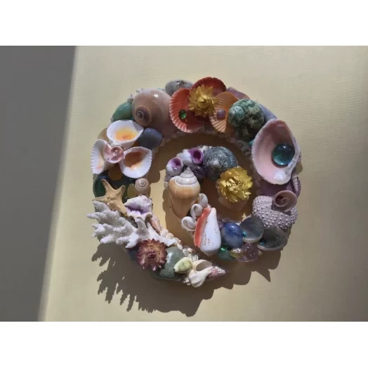 Sea Picture / Frame, Colorful Spiral # 17