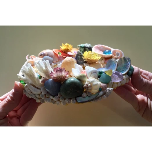Sea Picture / Frame, Colorful Spiral # 17