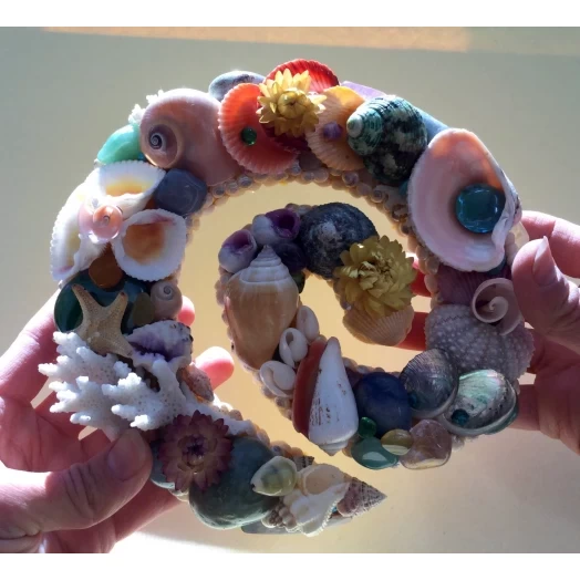 Sea Picture / Frame, Colorful Spiral # 17
