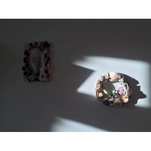 Sea Picture / Frame, Colorful, Round # 13