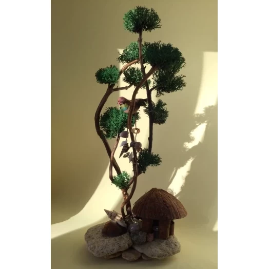 Sea Landscape / Tree Miniature on the Stones # 2