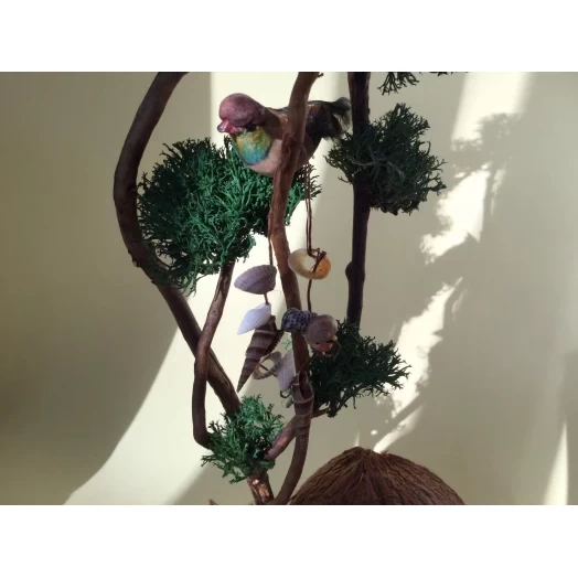 Sea Landscape / Tree Miniature on the Stones # 2