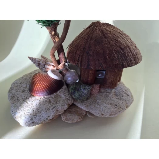 Sea Landscape / Tree Miniature on the Stones # 2