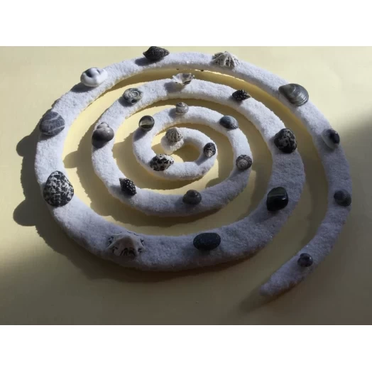 Sea Picture / Frame, Black and White Sandy Spiral / Helix # 27 Sea Picture / Frame, Black and White Sandy Spiral / Helix # 27