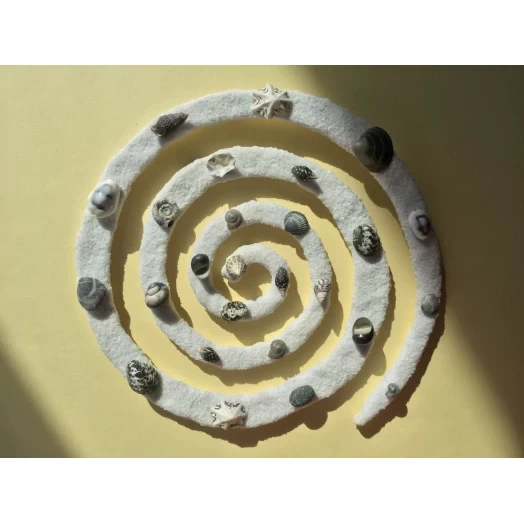 Sea Picture / Frame, Black and White Sandy Spiral / Helix # 27 Sea Picture / Frame, Black and White Sandy Spiral / Helix # 27