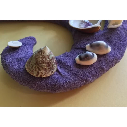 Sea Picture / Frame, Purple and Green Sandy Loop / Wave # 28 Sea Picture / Frame, Purple and Green Sandy Loop / Wave # 28