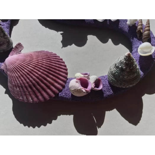 Sea Picture / Frame, Purple and Green Sandy Loop / Wave # 28 Sea Picture / Frame, Purple and Green Sandy Loop / Wave # 28