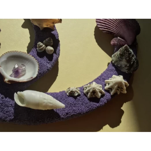 Sea Picture / Frame, Purple and Green Sandy Loop / Wave # 28 Sea Picture / Frame, Purple and Green Sandy Loop / Wave # 28
