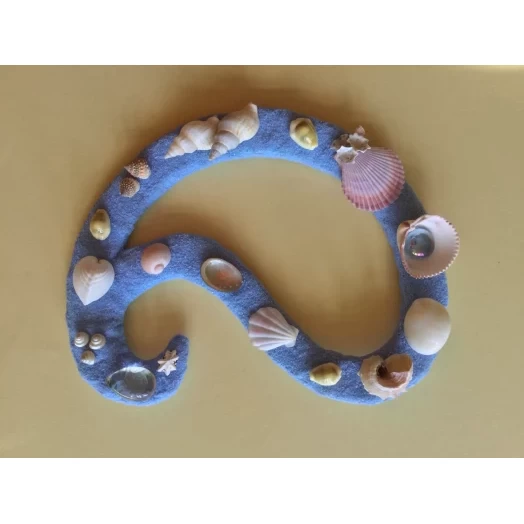 Sea Picture / Frame, Blue Sandy Loop / Wave # 29