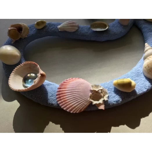 Sea Picture / Frame, Blue Sandy Loop / Wave # 29