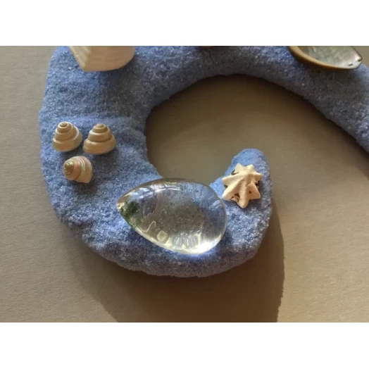 Sea Picture / Frame, Blue Sandy Loop / Wave # 29