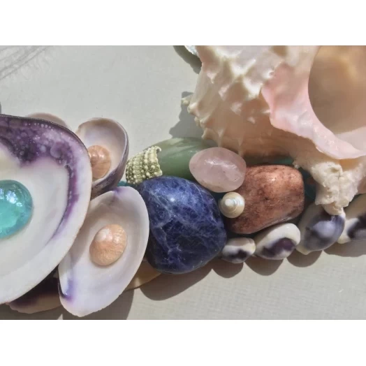 Sea Picture / Frame, Blue, Purple, Pink & Vinous Eye # 18 Sea Picture / Frame, Blue, Purple, Pink & Vinous Eye # 18