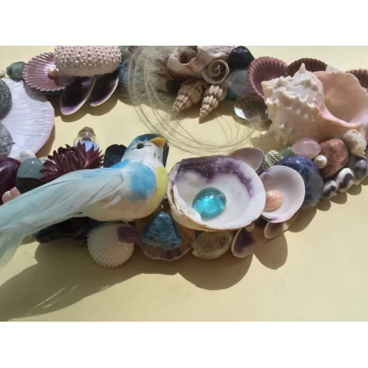 Sea Picture / Frame, Blue, Purple, Pink & Vinous Eye # 18 Sea Picture / Frame, Blue, Purple, Pink & Vinous Eye # 18