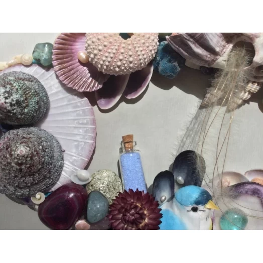 Sea Picture / Frame, Blue, Purple, Pink & Vinous Eye # 18 Sea Picture / Frame, Blue, Purple, Pink & Vinous Eye # 18