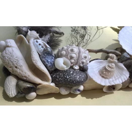 Sea Picture / Frame, White and Grey, Rectangular # 10 Sea Picture / Frame, White and Grey, Rectangular # 10