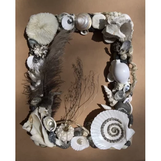 Sea Picture / Frame, White and Grey, Rectangular # 10 Sea Picture / Frame, White and Grey, Rectangular # 10