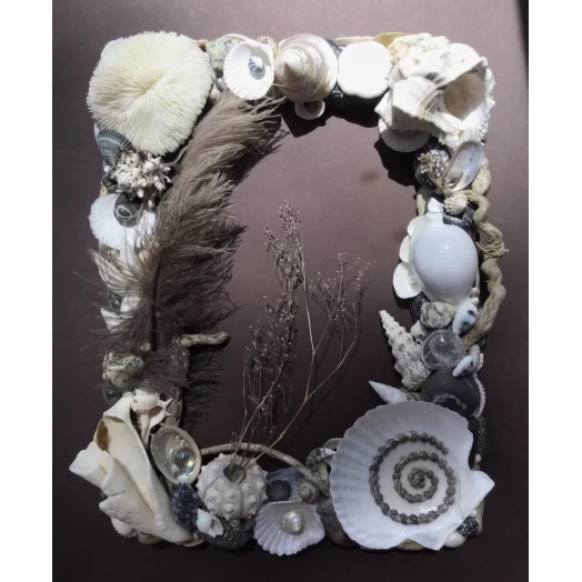 Sea Picture / Frame, White and Grey, Rectangular # 10 Sea Picture / Frame, White and Grey, Rectangular # 10