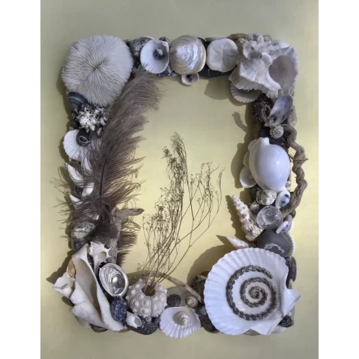 Sea Picture / Frame, White and Grey, Rectangular # 10 Sea Picture / Frame, White and Grey, Rectangular # 10