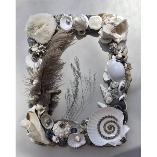 Sea Picture / Frame, White and Grey, Rectangular # 10 Sea Picture / Frame, White and Grey, Rectangular # 10
