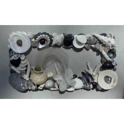 Sea Picture / Frame, Black and White, Rectangular # 21 Sea Picture / Frame, Black and White, Rectangular # 21