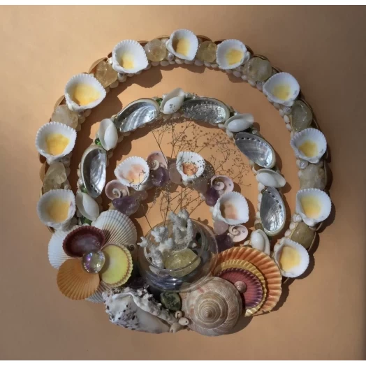 Sea Picture / Frame, Colourful Sun # 19