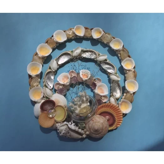 Sea Picture / Frame, Colourful Sun # 19