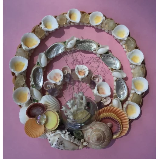 Sea Picture / Frame, Colourful Sun # 19