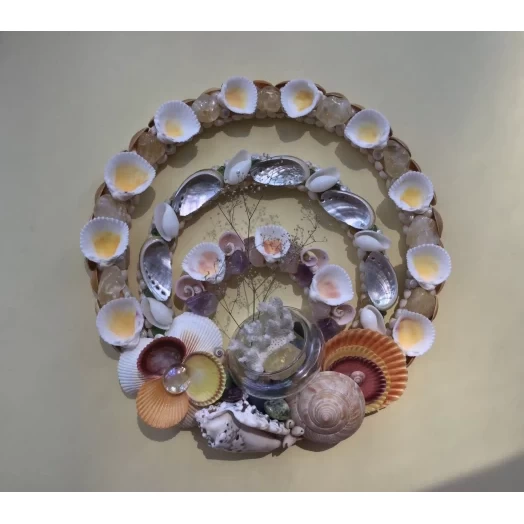 Sea Picture / Frame, Colourful Sun # 19