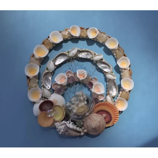 Sea Picture / Frame, Colourful Sun # 19