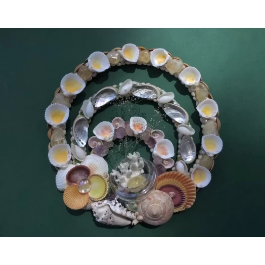 Sea Picture / Frame, Colourful Sun # 19