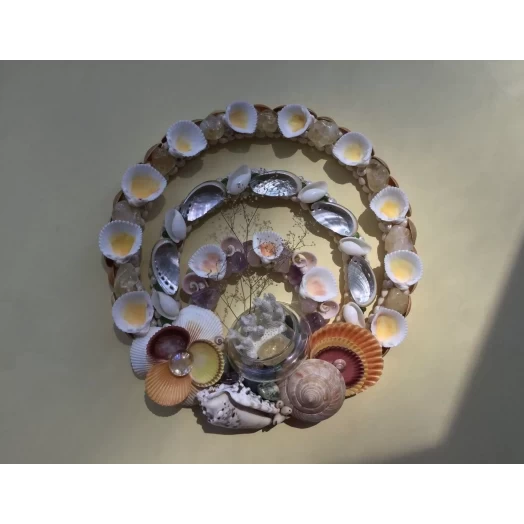 Sea Picture / Frame, Colourful Sun # 19