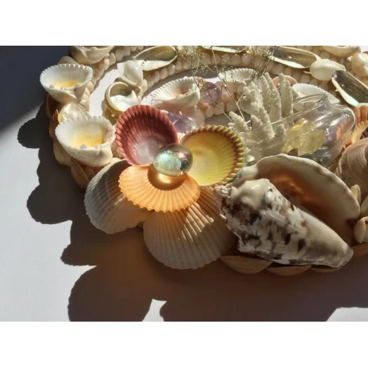 Sea Picture / Frame, Colourful Sun # 19