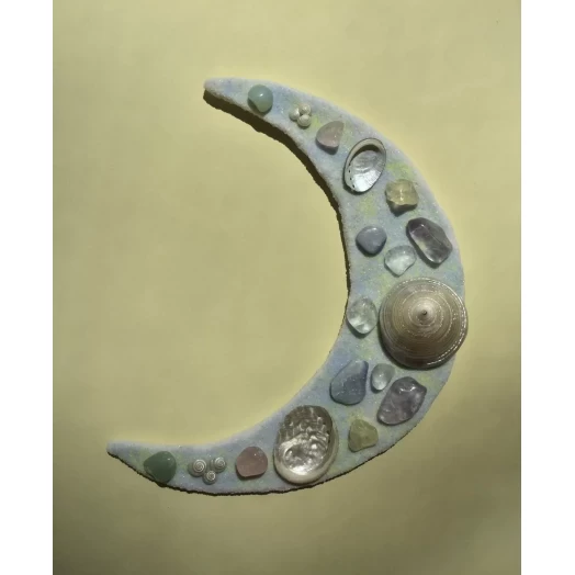 Sea Picture / Frame, Pearly Sandy Moon # 36 Sea Picture / Frame, Pearly Sandy Moon # 36