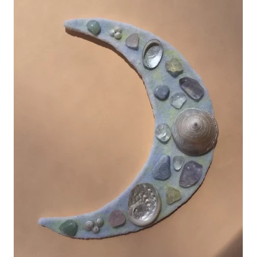 Sea Picture / Frame, Pearly Sandy Moon # 36 Sea Picture / Frame, Pearly Sandy Moon # 36