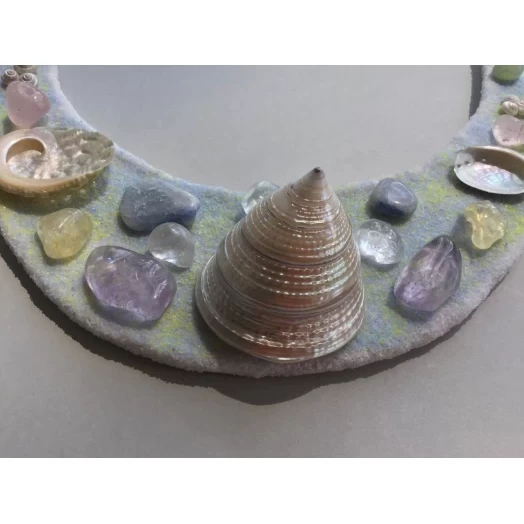 Sea Picture / Frame, Pearly Sandy Moon # 36 Sea Picture / Frame, Pearly Sandy Moon # 36