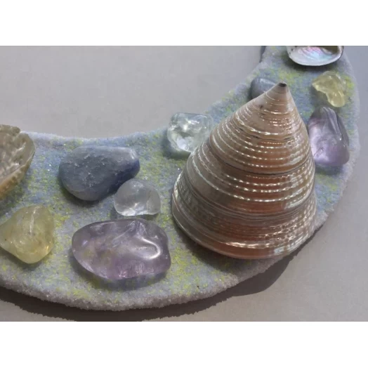 Sea Picture / Frame, Pearly Sandy Moon # 36 Sea Picture / Frame, Pearly Sandy Moon # 36