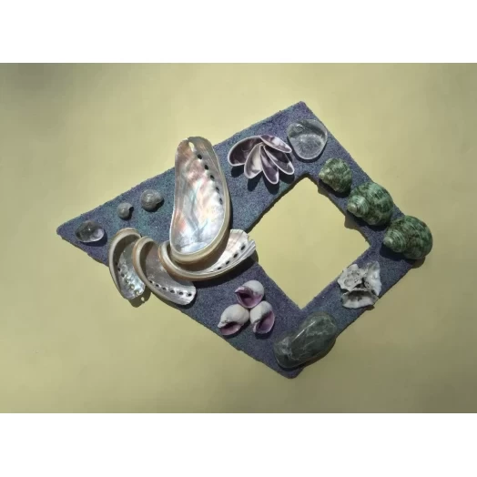 Sea Picture / Frame, Purple, Green, Sandy, Diamond # 39 Sea Picture / Frame, Purple, Green, Sandy, Diamond # 39
