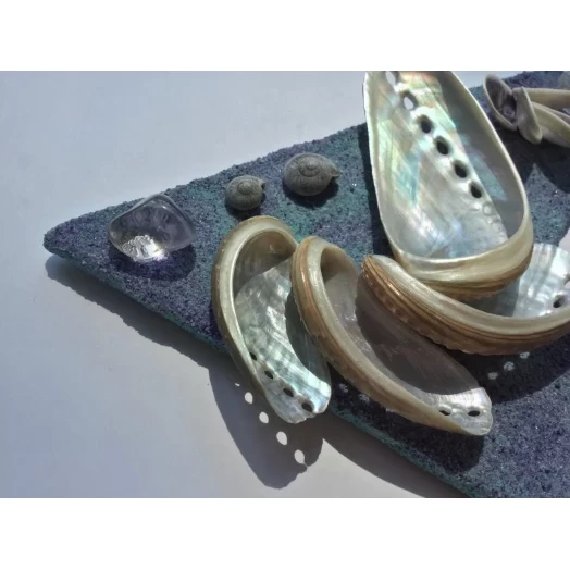 Sea Picture / Frame, Purple, Green, Sandy, Diamond # 39 Sea Picture / Frame, Purple, Green, Sandy, Diamond # 39