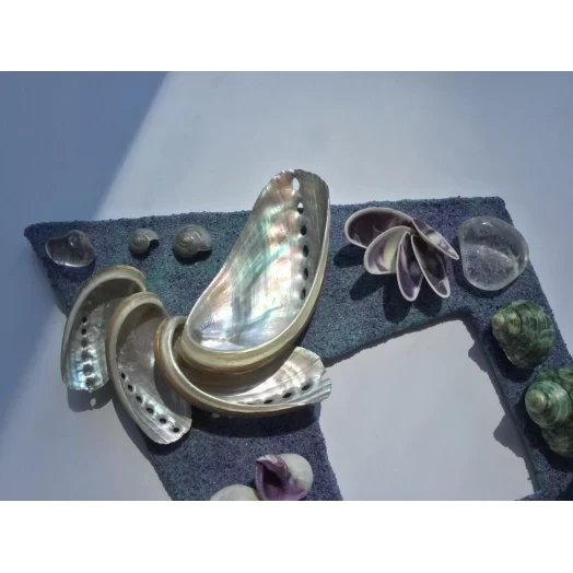 Sea Picture / Frame, Purple, Green, Sandy, Diamond # 39 Sea Picture / Frame, Purple, Green, Sandy, Diamond # 39