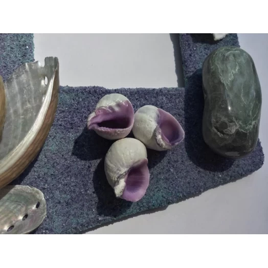 Sea Picture / Frame, Purple, Green, Sandy, Diamond # 39 Sea Picture / Frame, Purple, Green, Sandy, Diamond # 39